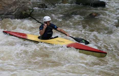 Pelo jeito o atual campeão brasileiro de Canoagem Descida, Diom Catarina, vem forte para a conquista do bicampeonato, isso além de colocar seu nome entre os pré-classificados para o Campeonato Mundial Sênior, que acontece em julho na França / Foto:  Divulgação 